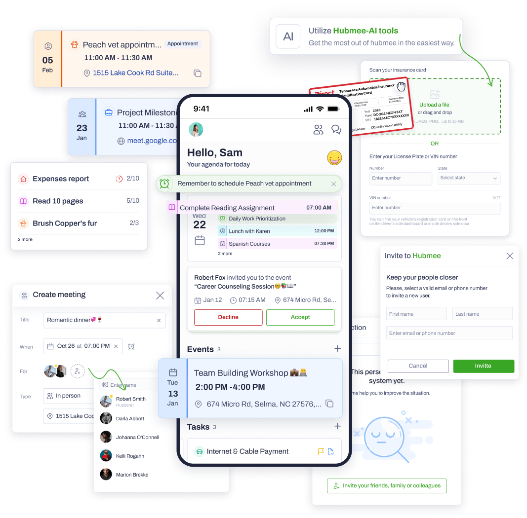 Unlocking Simplicity:
The <greenText>Hubmee</greenText> Concept Unveiled